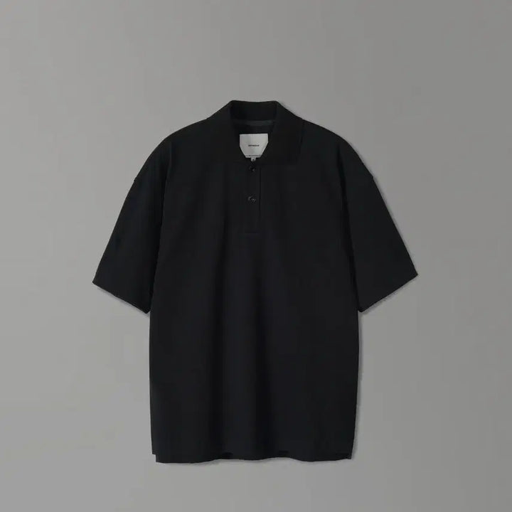 [SOLD OUT] 인더로우 피케 폴로 티셔츠 블랙 2