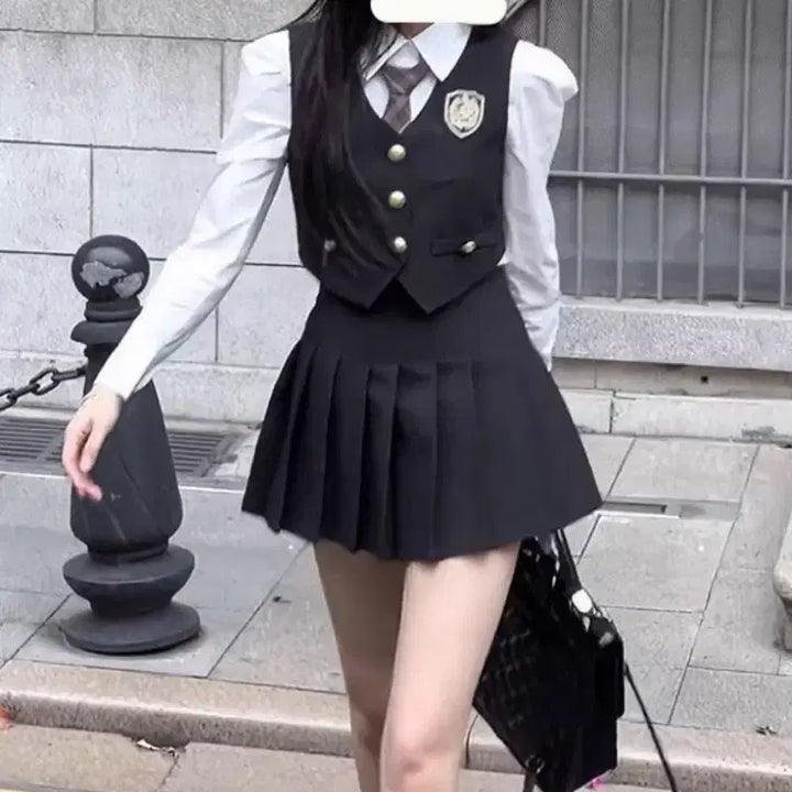 [BUNJANG] Prep Look British Style School Uniform Set / 판매 졸업사진 프레피룩 영국교복