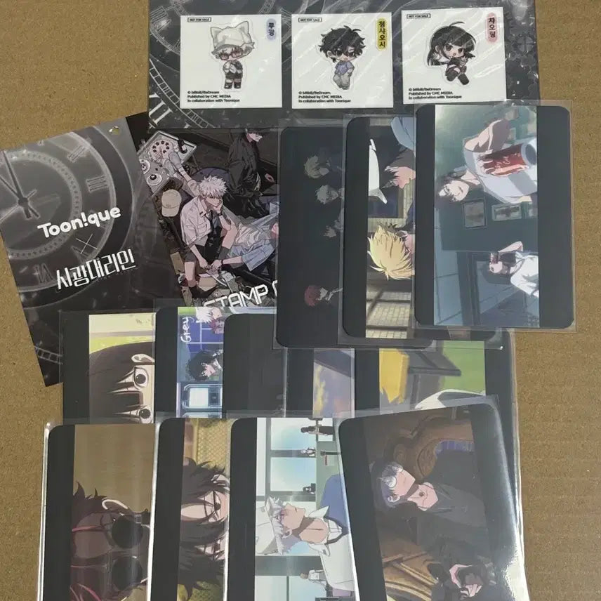 [BUNJANG] Link Click Lu Guang, Cheng Xiaoshi, Qiao Ling Stamp Tteokbokki Seal Photocard / 시광대리인 스탬프 띠부띠부씰 루광 청샤오시 챠오링 투니크 방문포카 방포