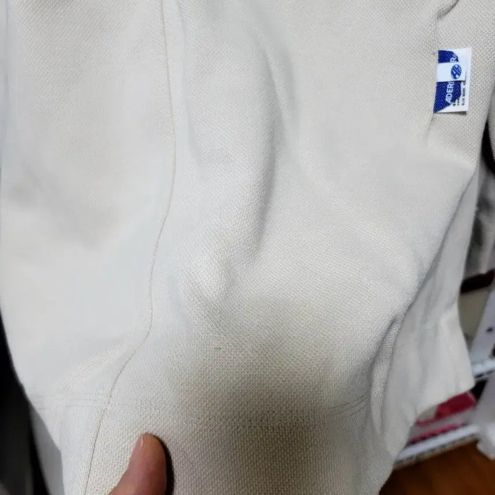 [BUNJANG] Ader Error Beige Long Sleeve Sweatshirt A1 / 아더에러 베이지 롱슬리브 스웻 A1