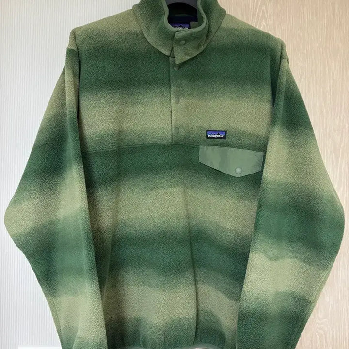 [BUNJANG] Patagonia Synchilla Fleece Green Stripe / [L] 파타고니아 신칠라 플리스 그린 스트라이프
