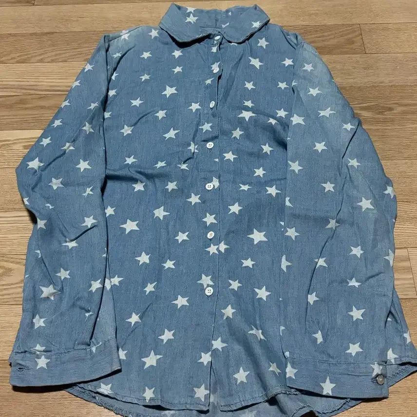 [BUNJANG] Unbranded Denim Shirt / 별 데님 셔츠