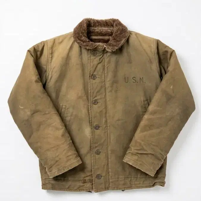 [BUNJANG] USN N-1 Deck Jacket, Size 38 / 오리지널 USN 1-N 덱 자켓 38