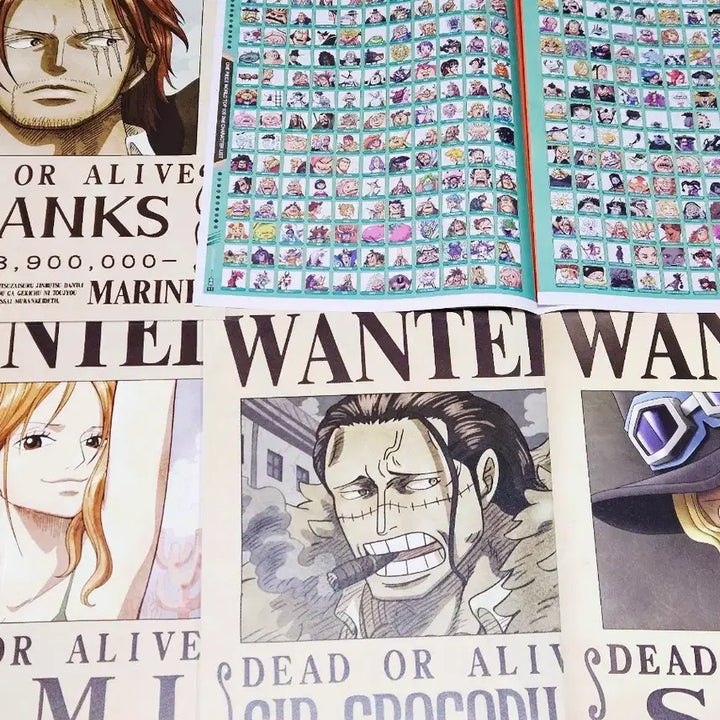 [BUNJANG] One Piece Japan Pop-up A3 Wanted Poster Official / 원피스 일본 팝업 A3 해운발행 공식 포스터 수배서 방꾸 벽꾸
