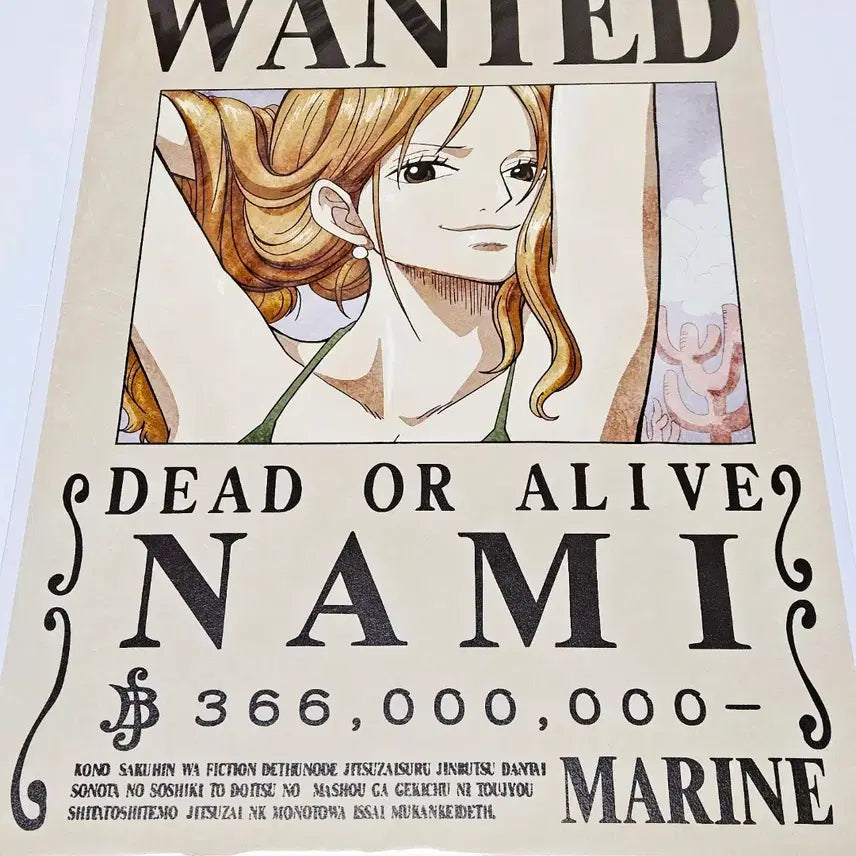 [BUNJANG] One Piece Japan Pop-up A3 Wanted Poster Official / 원피스 일본 팝업 A3 해운발행 공식 포스터 수배서 방꾸 벽꾸