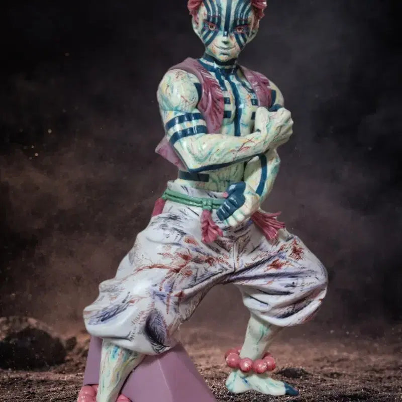 [BUNJANG] Demon Slayer Akaza Battle Damage Repainted Figure / 귀멸의 칼날 전투 데미지 아카자 리페인팅 판매