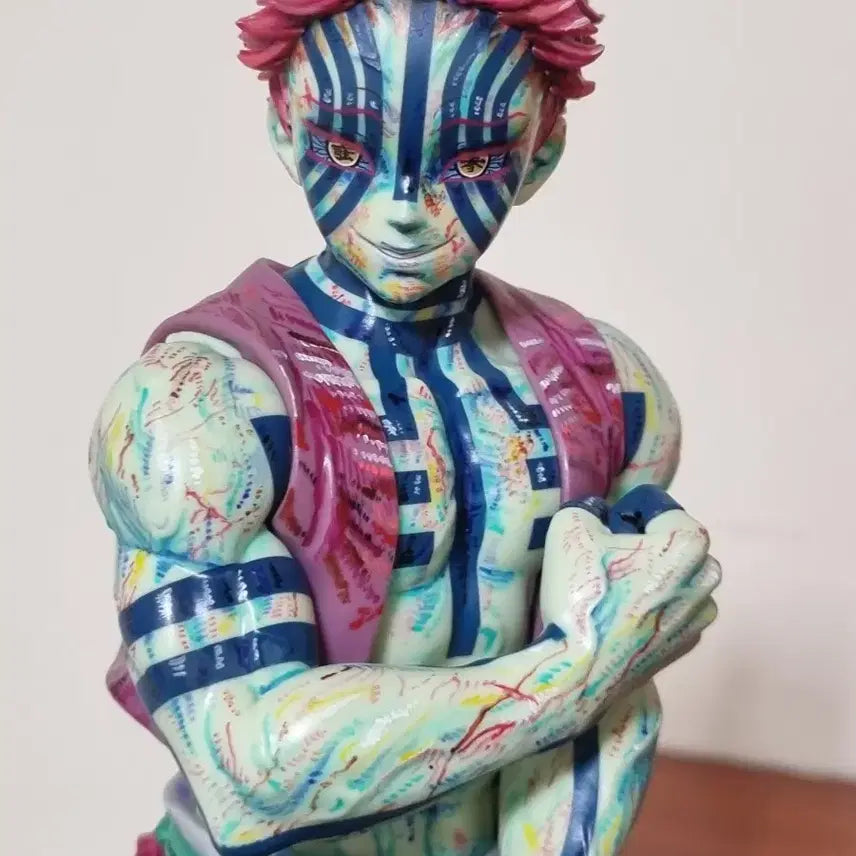 [BUNJANG] Demon Slayer Akaza Battle Damage Repainted Figure / 귀멸의 칼날 전투 데미지 아카자 리페인팅 판매