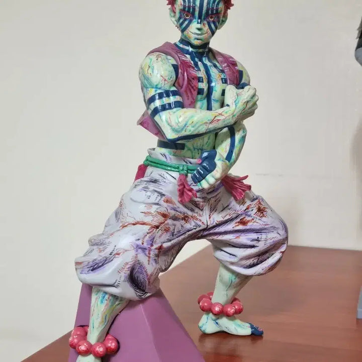 [BUNJANG] Demon Slayer Akaza Battle Damage Repainted Figure / 귀멸의 칼날 전투 데미지 아카자 리페인팅 판매