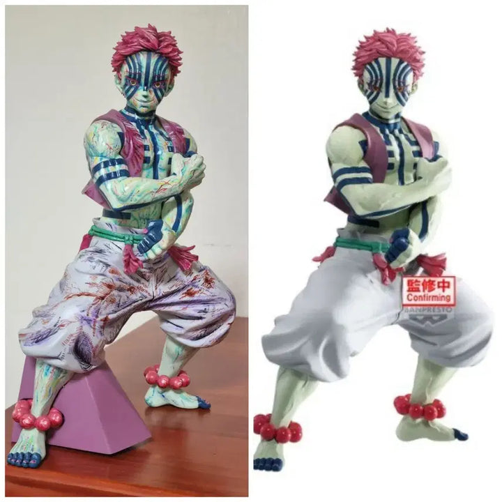 [BUNJANG] Demon Slayer Akaza Battle Damage Repainted Figure / 귀멸의 칼날 전투 데미지 아카자 리페인팅 판매