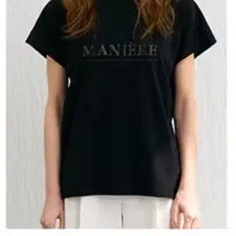 [BUNJANG] Maxstudio Artwork T-Blouse Black / 막스스튜디오 아트웍 티블라우스 66,블랙