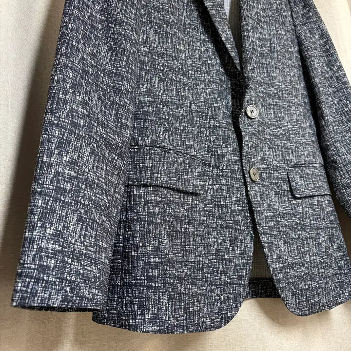 [BUNJANG] ZIOZIO Pattern Blazer Jacket 95 / 지오송지오 패턴 블레이저 자켓 95