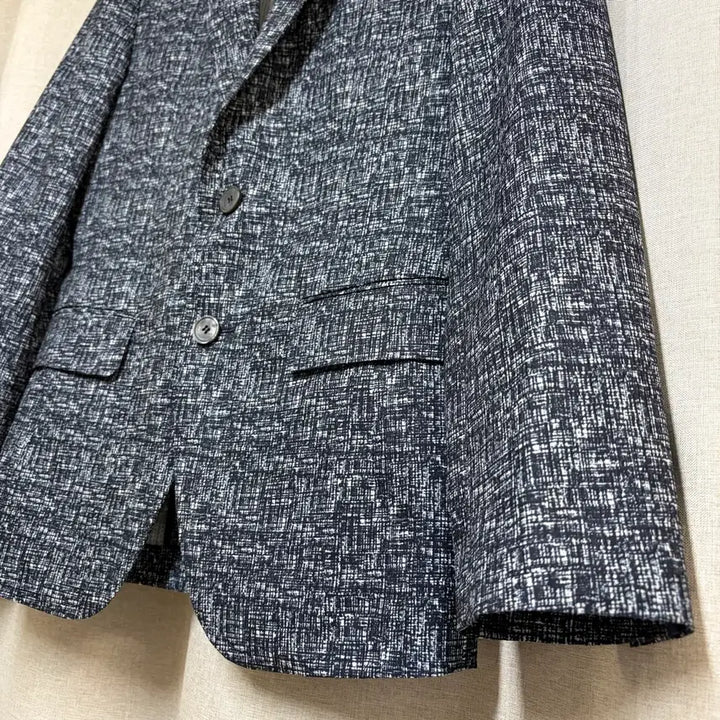 [BUNJANG] ZIOZIO Pattern Blazer Jacket 95 / 지오송지오 패턴 블레이저 자켓 95