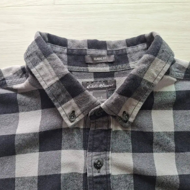 [SOLD OUT] L)에디바우어 플란넬 체크 셔츠