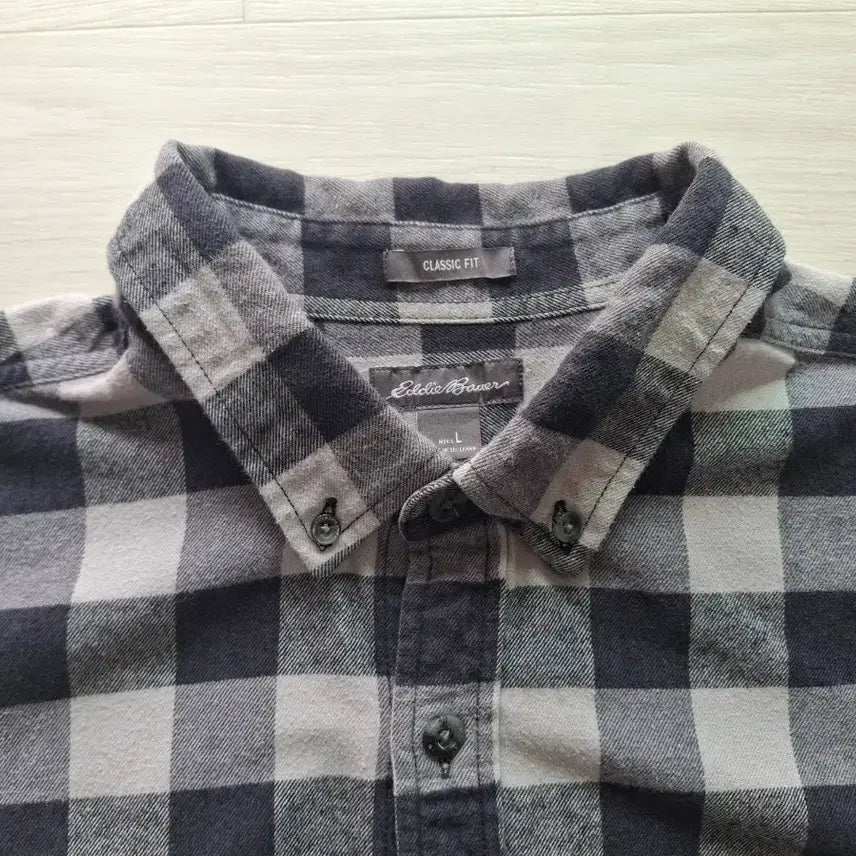 [SOLD OUT] L)에디바우어 플란넬 체크 셔츠