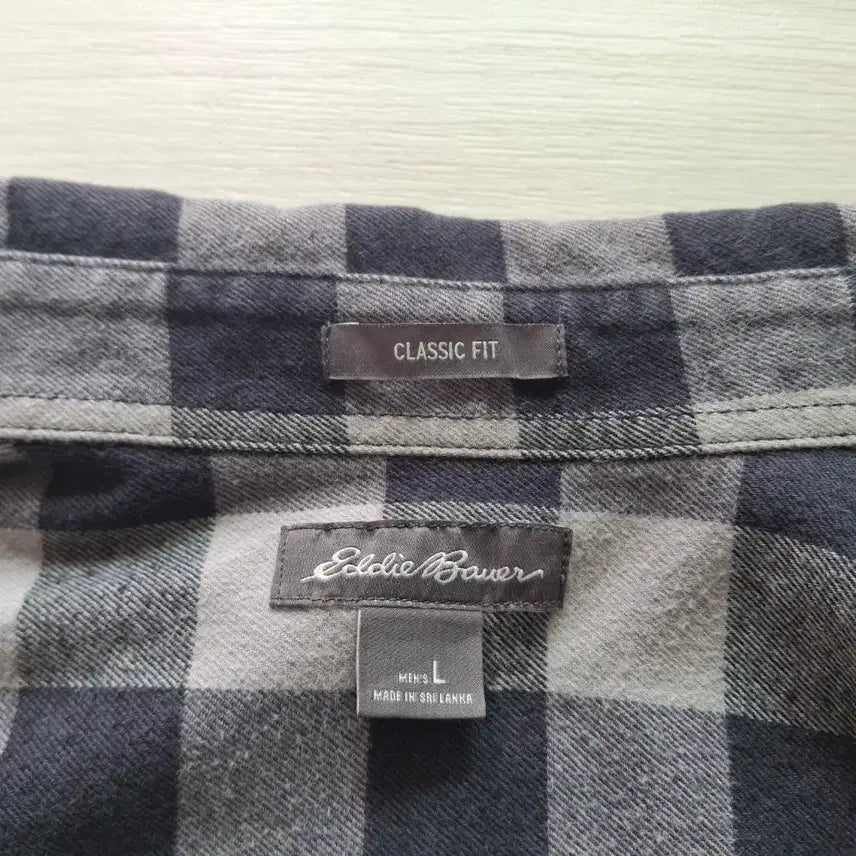 [SOLD OUT] L)에디바우어 플란넬 체크 셔츠