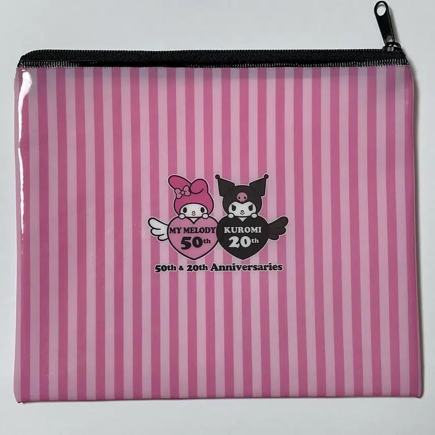 [BUNJANG] Sanrio My Melody 50th Anniversary Flat Pouch / 산리오 마이멜로디 50주년 쿠지 플랫파우치