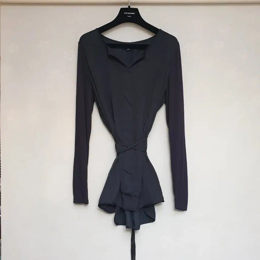 [BUNJANG] Vera Wang Simply Vera Wang Textured Block Silky Tunic Blouse Lounge Wear / VERA WANG 심플리 베라왕 텍스쳐블록 실키 튜닉 블라우스 라운지웨어