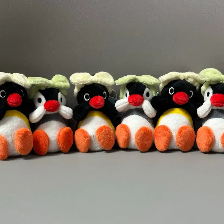 [BUNJANG] Pingu &amp; Pinga Character Headband Charm Set / 헤어밴드 핑구 키링 택O 세트 구매시 0.8