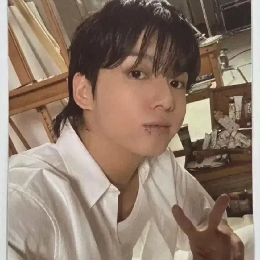 [SOLD OUT] BTS JK 정국 골든 봄버 점퍼 자켓 포토카드