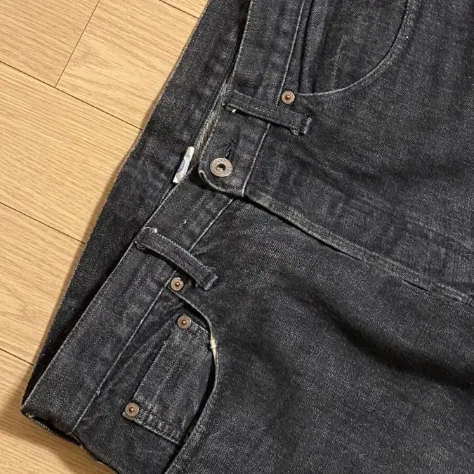 [BUNJANG] POST OVERALLS Grey Denim Pants / 포스트 오버롤즈 데님