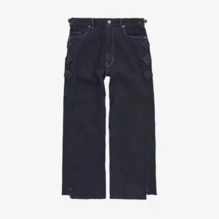 [SOLD OUT] [4] 폴리테루 행크 스트라이프 데님 블루 차콜