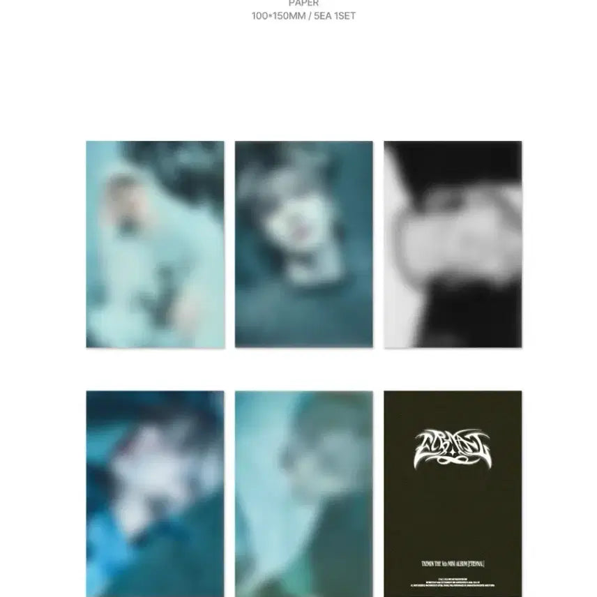 [BUNJANG] SHINee Taemin Eternal Exhibition Postcard Set / 샤이니 태민 이터널 전시회 엽서 세트