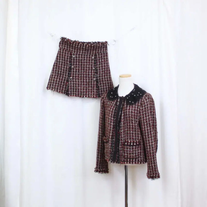 [BUNJANG] ZARA Tweed Set (L/XS) / [정품] 자라 여성 캐주얼 하객룩 트위드 셋업 (L/XS) 상상샵