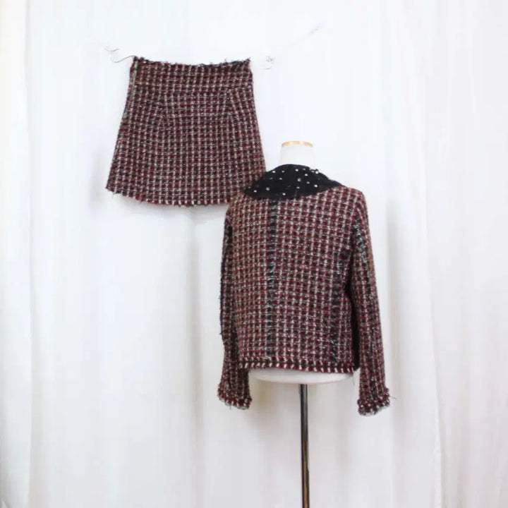 [BUNJANG] ZARA Tweed Set (L/XS) / [정품] 자라 여성 캐주얼 하객룩 트위드 셋업 (L/XS) 상상샵