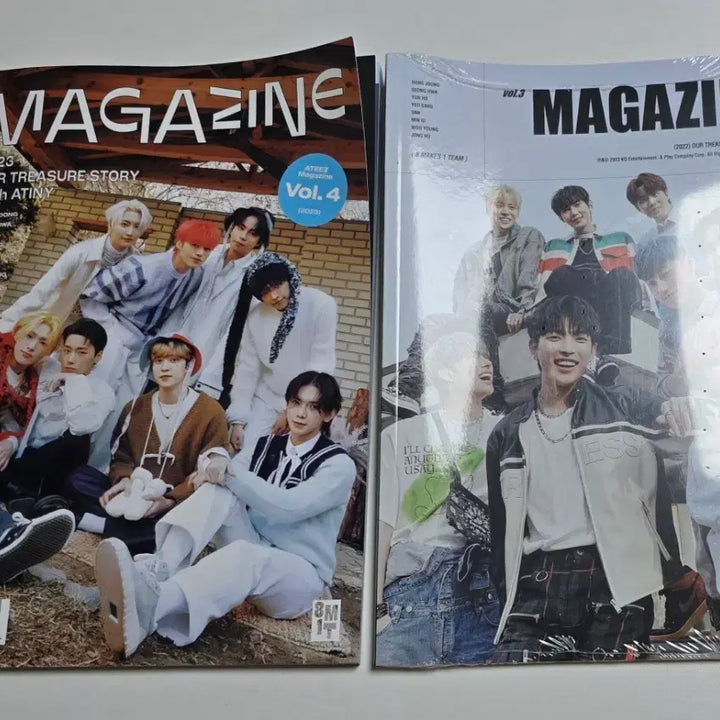 [BUNJANG] ATEEZ Magazine Vol.3 Vol.4 Bundle Set / 에이티즈 매거진 잡지 Vol.3 Vol.4 (일괄)