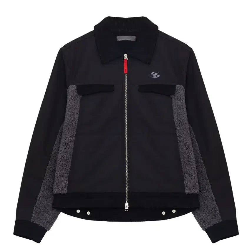 [BUNJANG] Sansan Gear Mixed Trucker Jacket / (1) 산산기어 믹스드 트러커 자켓