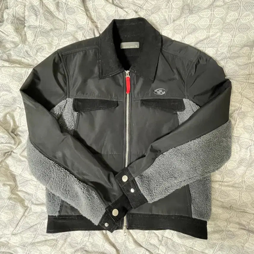 [BUNJANG] Sansan Gear Mixed Trucker Jacket / (1) 산산기어 믹스드 트러커 자켓