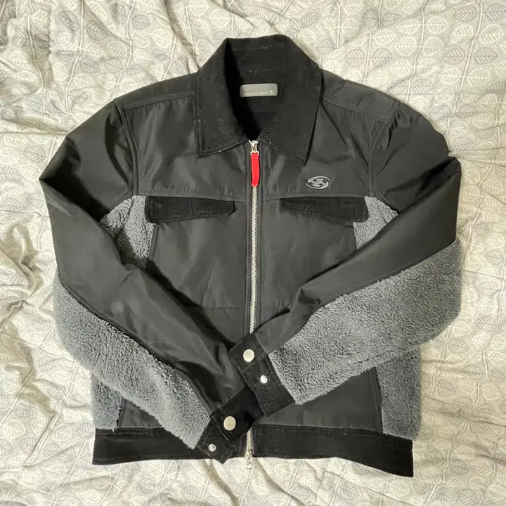 [BUNJANG] Sansan Gear Mixed Trucker Jacket / (1) 산산기어 믹스드 트러커 자켓