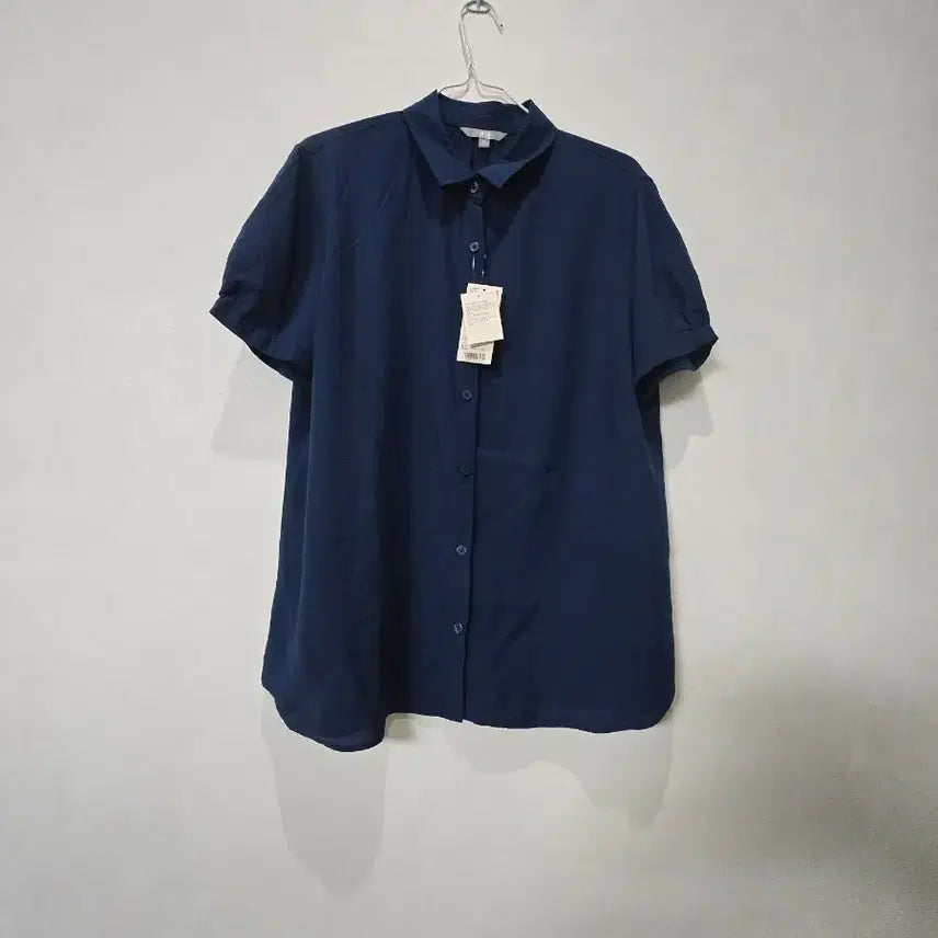 [BUNJANG] Uniqlo Navy Short Sleeve Shirt XL / 유니클로 네이비 반팔 셔츠 XL