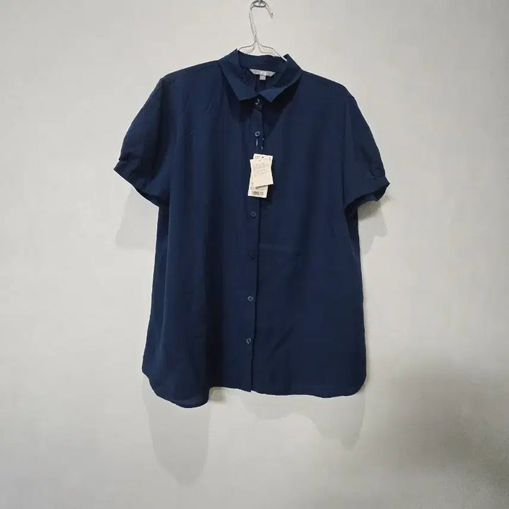 [BUNJANG] Uniqlo Navy Short Sleeve Shirt XL / 유니클로 네이비 반팔 셔츠 XL