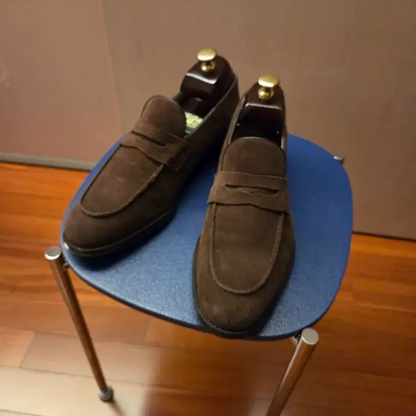 [BUNJANG] S.T. Dupont Classic Suede Loafers 260 / S.T. Dupont 클래식 스웨이드 로퍼 260