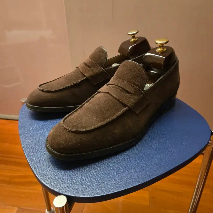 [BUNJANG] S.T. Dupont Classic Suede Loafers 260 / S.T. Dupont 클래식 스웨이드 로퍼 260
