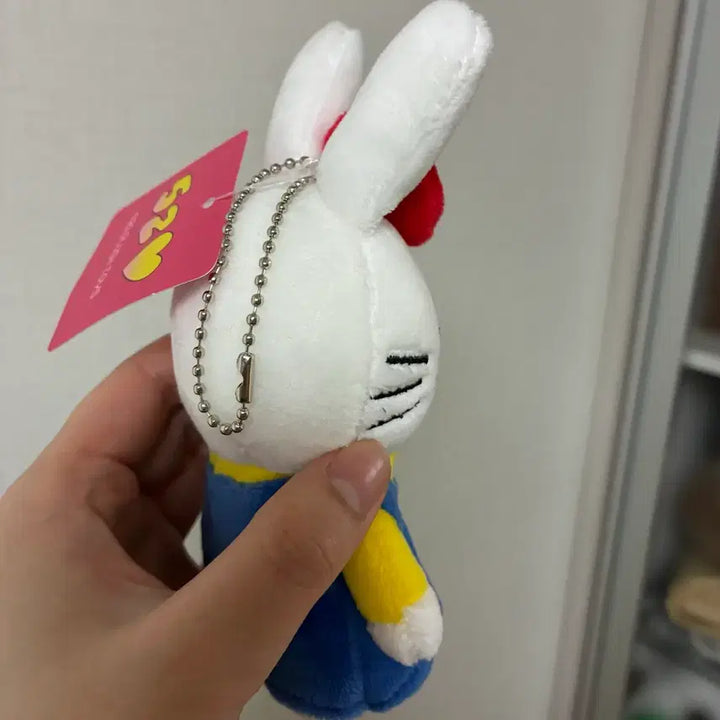 [BUNJANG] Miffy x Kitty Collaboration Mitty Doll Keychain / 새상품 미피x키티 콜라보 미티 인형 키링