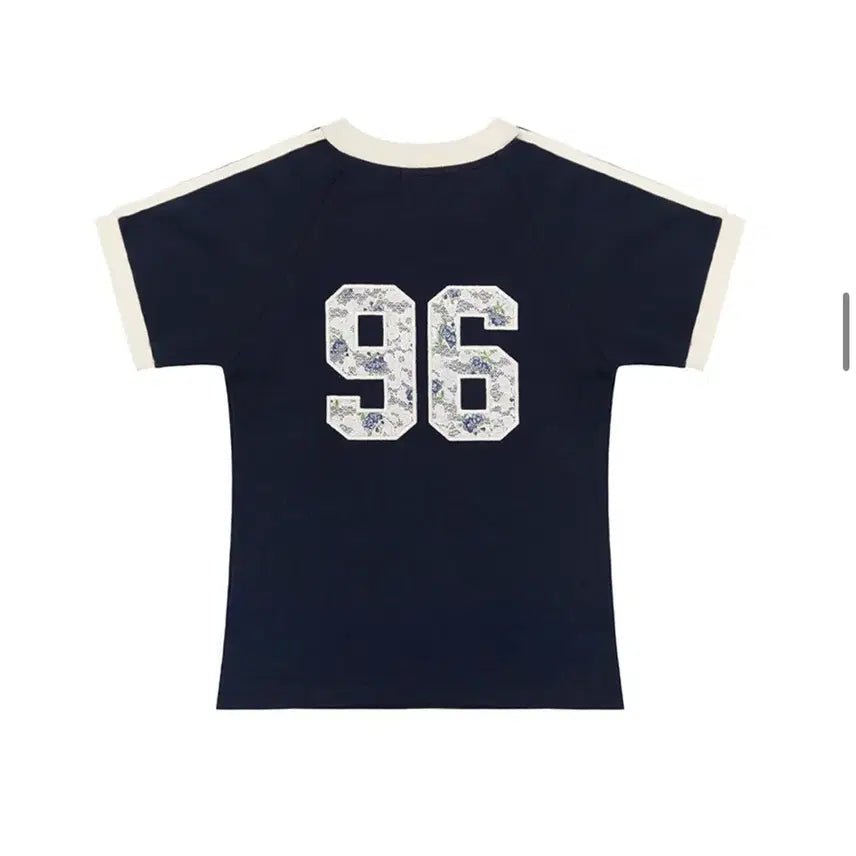 [BUNJANG] ROCK CAKE Sports 96 Lace Crop T-Shirt / 락케이크 스포츠 96 레이스 크롭티