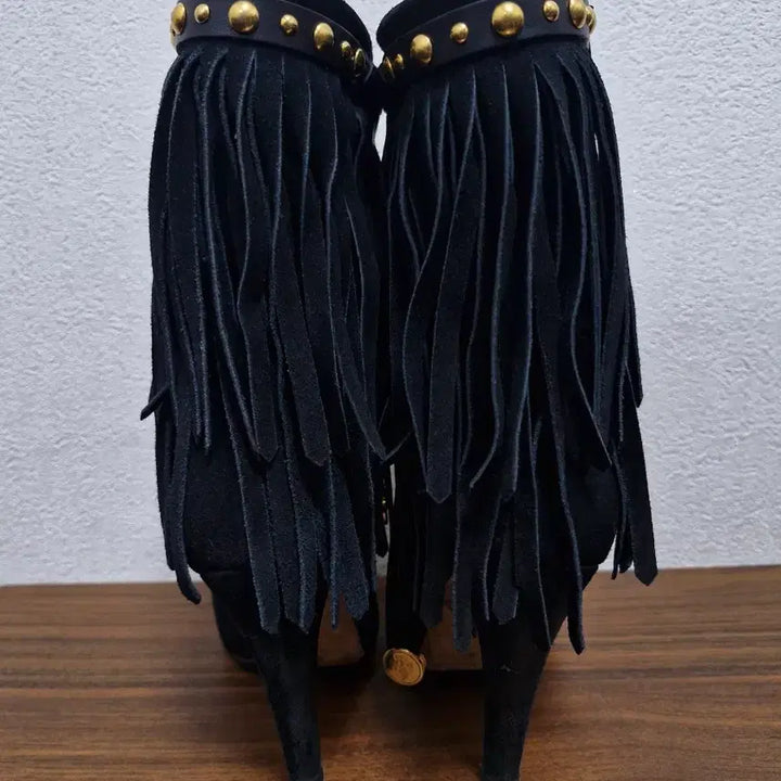 [BUNJANG] Gucci Baboushka Suede Fringe Ankle Boots / [38.5] 구찌 FW08 바부쉬카 스웨이드 프린지 앵클 부츠