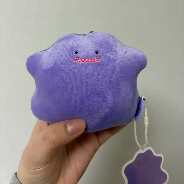 [BUNJANG] Pokemon Ditto Plush Keychain / 새상품 포켓몬스터 메타몽 인형 키링