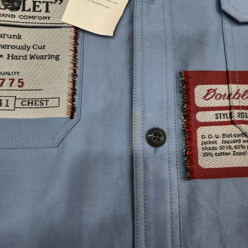 [BUNJANG] Doublet Patchwork Shirt / doublet 더블렛 패치워크 셔츠