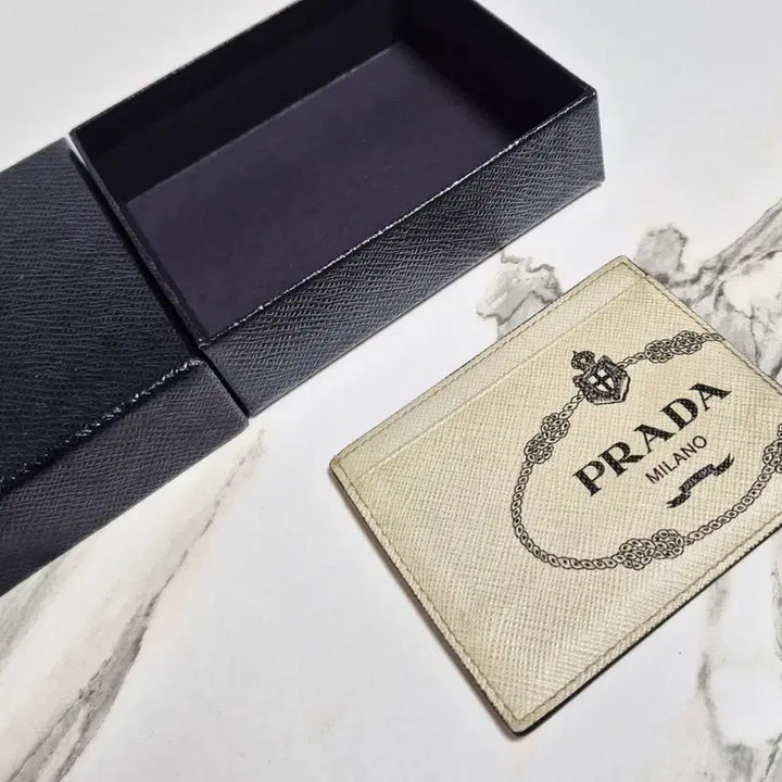 [BUNJANG] Prada Saffiano Crown Logo Card Wallet / (정품) 프라다 사피아노 크라운 로고 카드 지갑