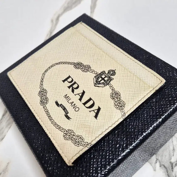 [BUNJANG] Prada Saffiano Crown Logo Card Wallet / (정품) 프라다 사피아노 크라운 로고 카드 지갑