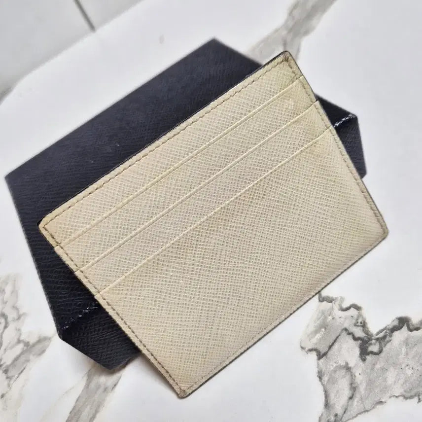 [BUNJANG] Prada Saffiano Crown Logo Card Wallet / (정품) 프라다 사피아노 크라운 로고 카드 지갑