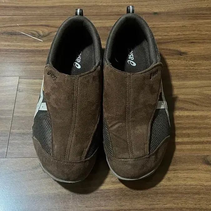 [BUNJANG] Asics Life Walker 101 Dark Brown Beige Wide Sneakers / 아식스 라이프워커 101 다크 브라운 베이지 - 3E 와이드