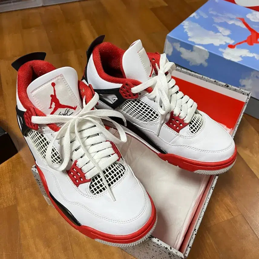 [BUNJANG] Nike Air Jordan 4 OG Fire Red (2020) Men&