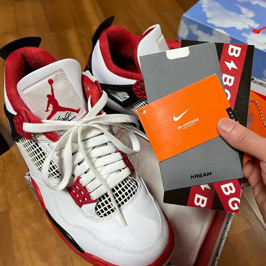[BUNJANG] Nike Air Jordan 4 OG Fire Red (2020) Men&