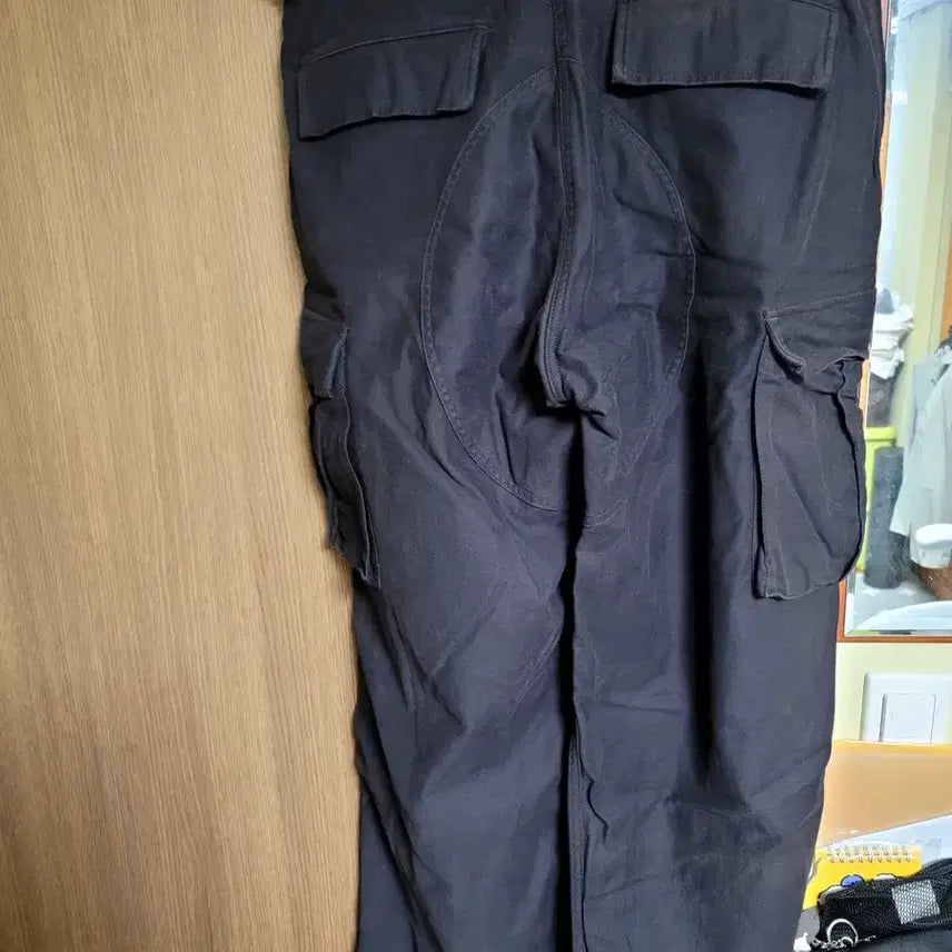 [BUNJANG] Ourselfs BDU Pants Vintage Navy / 아워셀브스 백사틴 bdu 팬츠 빈티지네이비 3사이즈
