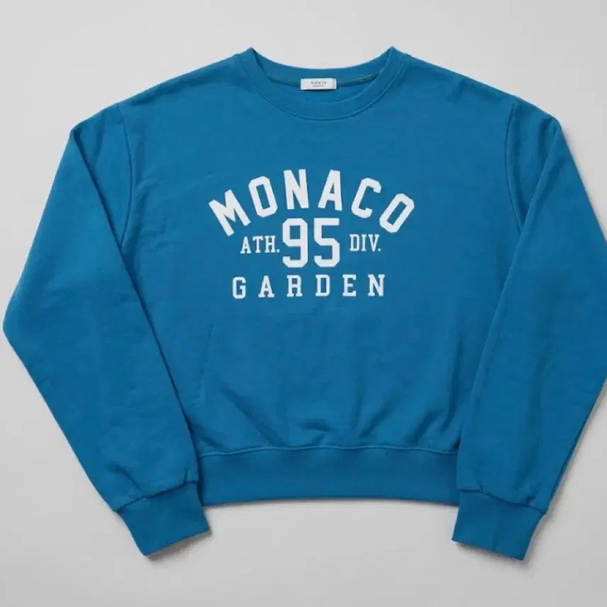[BUNJANG] Monaco Garden Lettering Crop Sweatshirt (M) / 모나코 가든 레터링 크롭 맨투맨 (M)