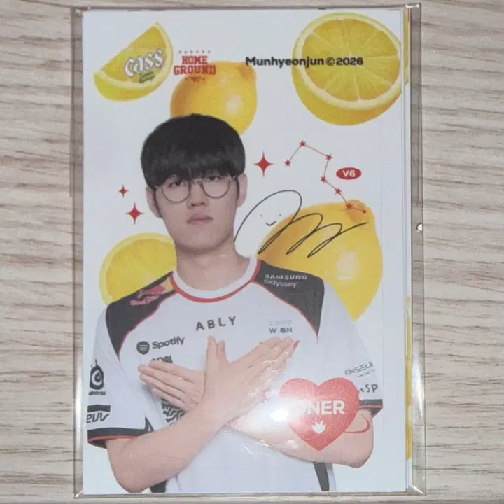 [BUNJANG] T1 x CASS 5-Member Player Card Sticker Set (Sealed) / [T1xCASS] 카스 티원 듀얼팩 선수단 5인 카드 스티커 세트